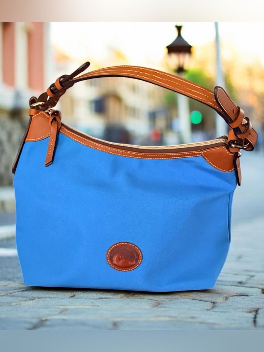 Dooney & Bourke Leather Trimmed Bag-NWOT